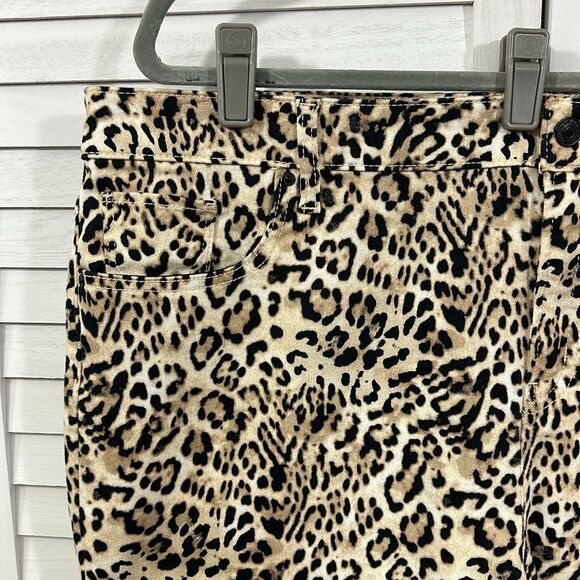 Chico's Jeans Size 4 (20) Cheetah Ankle Slim Leg NWOT - Picture 4 of 15